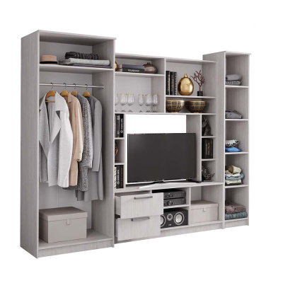 Гостиная "Флора" ясень белый