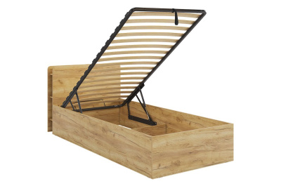 Кровать с подъемным механизмом "Юниор" 90х200 см, (944х2178х805) дуб крафт золотой