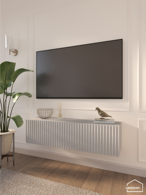 Тумба подвесная под телевизор Lines MTV4-MA 300х1150х315 Леда-М 10.1.5