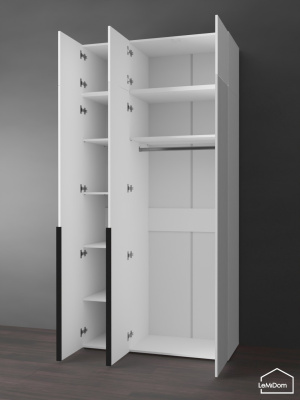 Шкаф с антресолью Linnea MHR-3A-1 2450х1200х510 Белый-М 11.1.1