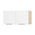 Шкаф навесной "Сандра" ШКН-02 Крафт/Белый