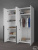 Шкаф Linnea MHR-4-1 2050х1600х510 Белый-М 11.1.1 Шкаф Linnea MHR-4-1 2050х1600х510 Белый-М 11.1.1