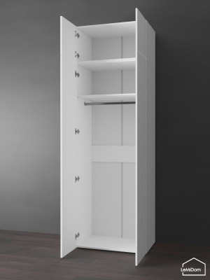 Шкаф с антресолью Linnea MHR-2POA-1 2450х800х510 Белый-М 11.1.1