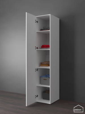 Шкаф Linnea MHR-1PO-2 2050х400х510 Белый-М 11.1.1