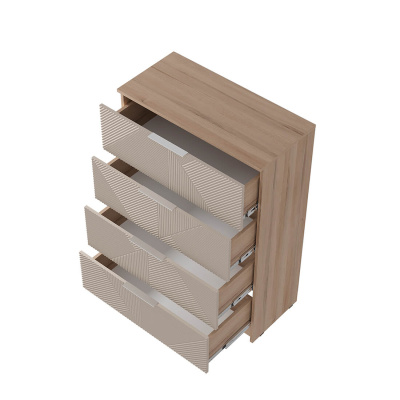 Комод "Эмилия" КМ-02 Дуб смоки/Айриш (MF03)