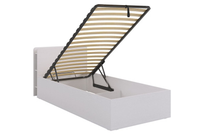 Кровать с подъемным механизмом "Юниор" 90х200 см, (944х2178х805) белое дерево