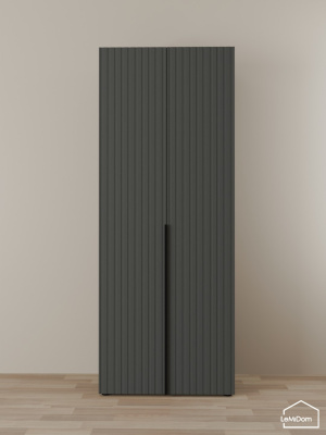 Шкаф Linnea MHR-2-1 2050х800х510 графит-М 11.1.25