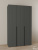 Шкаф Linnea MHR-3-2 2050х1200х510 графит-М 11.1.25
