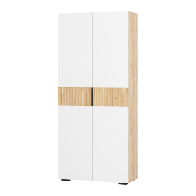 Шкаф 2-х створчатый "Сандра" ШК-04 Крафт/Белый/Тортуга (М27)