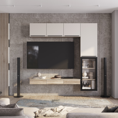 Шкаф навесной "Урбан" ШКН-08 Дуб смоки