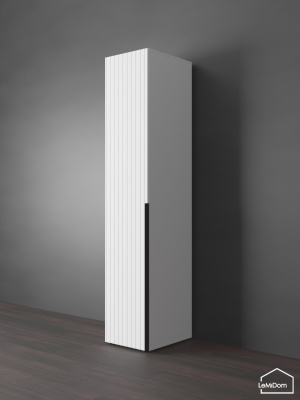 Шкаф Linnea MHR-1-2 2050х400х510 Белый-М 11.1.1