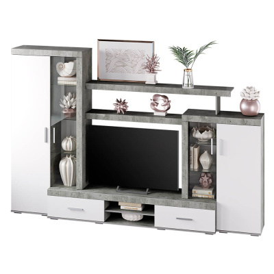 "Инстайл" ЦС-02 бетон/белый