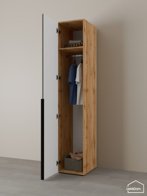 Шкаф Linnea MHR-1-1 2050х400х510 дв-М 11.1.25