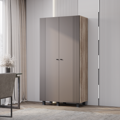 Шкаф 2-х створчатый "Олива" ШК-03 Дуб каньон/MF14