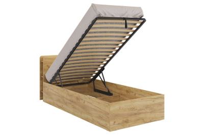 Кровать с подъемным механизмом "Юниор" 90х200 см, (944х2178х805) дуб крафт золотой