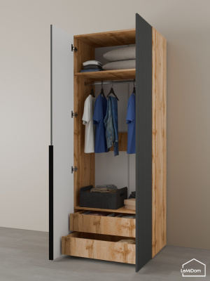 Шкаф Linnea MHR-2-3 2050х800х510 дв-М 11.1.25