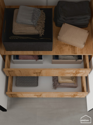 Шкаф с антресолью Linnea MHR-2A-4 2450х800х510 дв-М 11.1.25